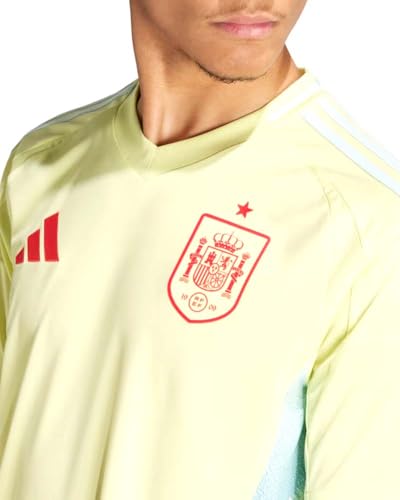 adidas FEF A JSY Camiseta (Manga Corta), Amarillo, L Hombres