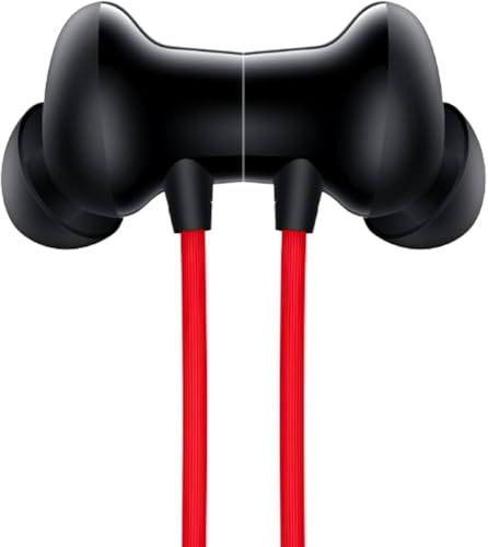 Image of One.Plus Compatible Bluetooth Wireless Neckband | 40H Playtime, Super Bass Audio, ENC Noise Reduction Mic, Dual Device Connect | Fast Charging Headset