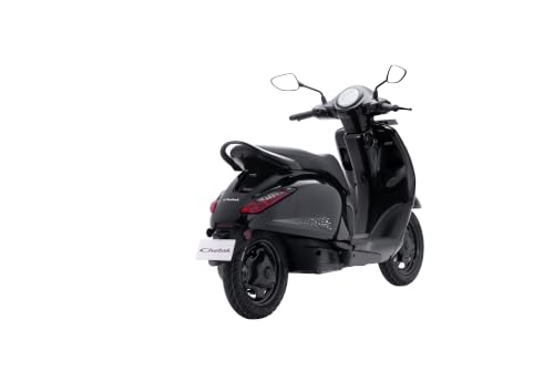 Image of Chetak C3001 by Bajaj Auto High Speed Electric Scooter with charger - Brooklyn Black - Ex-Showroom