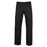 Regatta Herren Aktiv-Hose Pro Action wasserfest, reguläre Länge (96,5 cm Bundweite) (Schwarz)
