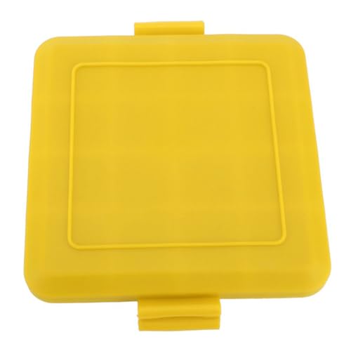 Baxnore Microondas Toastie Sandwichera Antiadherente Panini Press Queso a la parrilla Desayuno Snack Olla de cocción rápida Apto para lavavajillas Silicona Metal 170x145x35mm (Amarilla)