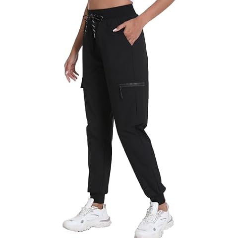 Kcutteyg Women's Waterproof Cargo Joggers Cover