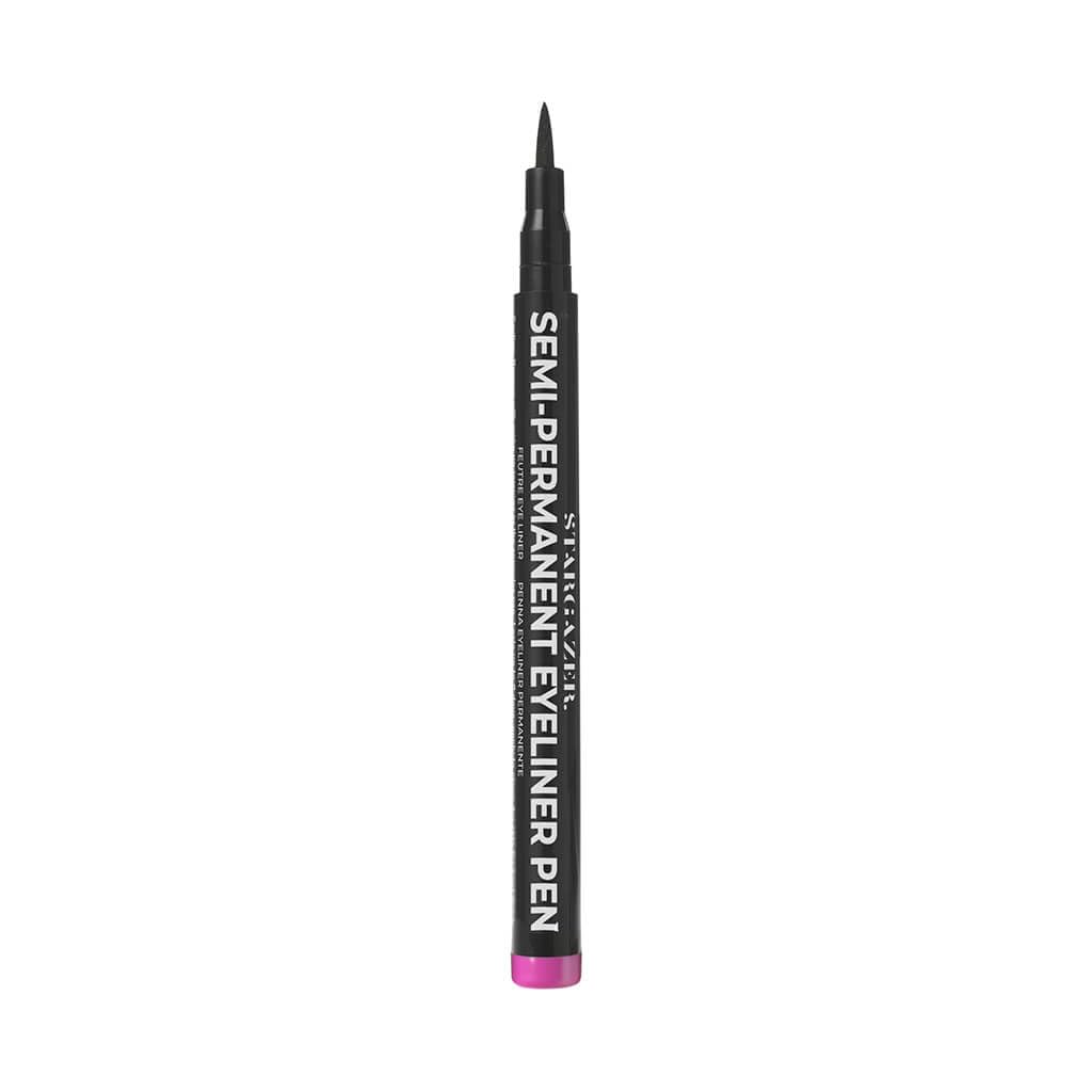 Stargazer Semi-Permanent Vegan Eye Liner 6. Up To 24 Hour Strong Burgundy Brown Water Proof Eye Liner In A Fine Line Pen.