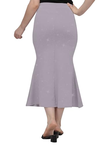 Image of Mehrang Stretchable Shimmer Saree Shapewear Petticoat for Women, Skirts for Women,Shape Wear Dress for Saree