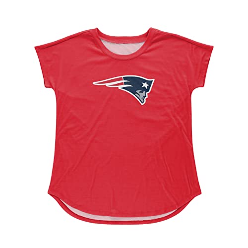 FOCO-Womens-NFL-Team-Logo-Ladies-Fashion-Tunic-Top-Shirt