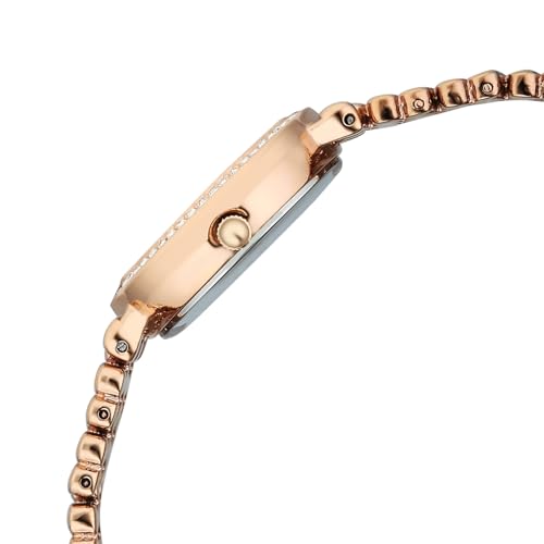 Image of Fastrack Vyb Iconique Quartz Analog with Lavender Dial Rose Gold Strap Watch for Women - FV60111WM02W