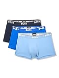BOSS, 3-Pack Multi Color Bold Logo Trunks, cobalt/arctic/navy, L