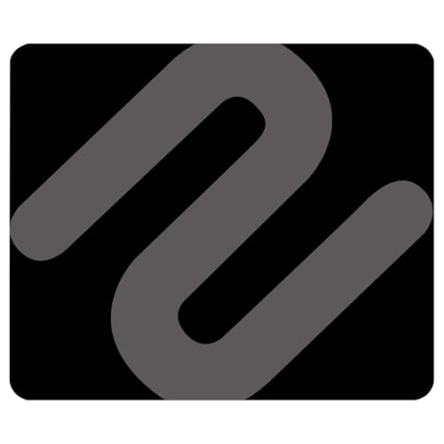 ゲーミングマウスパッド 400*450*4mm キーボードパッド マウスパッド 滑り止めゴム底 快適操作性 耐久性 無臭 （ブラック）