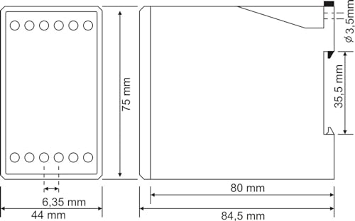 Relais de protection à asymétrie phase fixe FKD-01 numérique triphasé 380V - 7