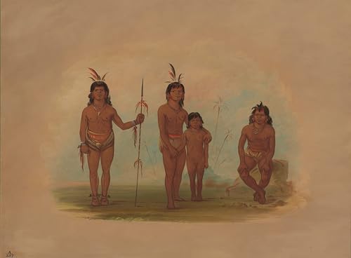 Pinturas al óleo Clásicas George Catlin impresión lienzo premium