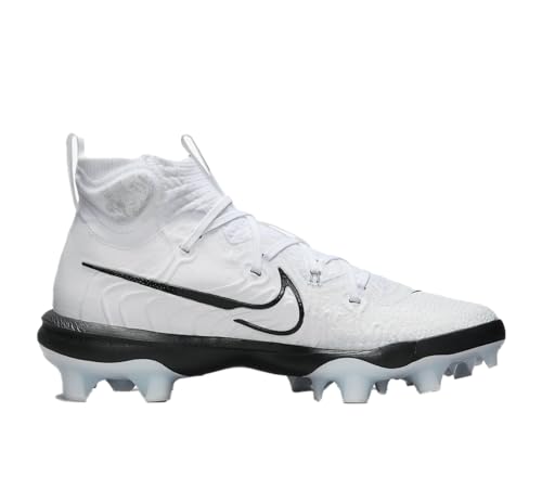 Men's White Baseball Cleats by Nike: Alpha Huarache NXT MCS DJ6519-1013