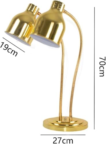 Lampe chauffante autoportante double tête modèle B structure stable