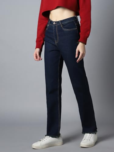 Image of HIGH Star Women's Straight Fit Mid Rise Jeans