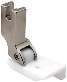 Cutex Prensatelas de cuero para coser de teflón con bisagras y guía derecha (316")