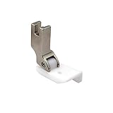 Cutex (TM) Brand Leather Sewing Teflon Hinged Top-Stitching Presser Foot with Right Guide (1/8