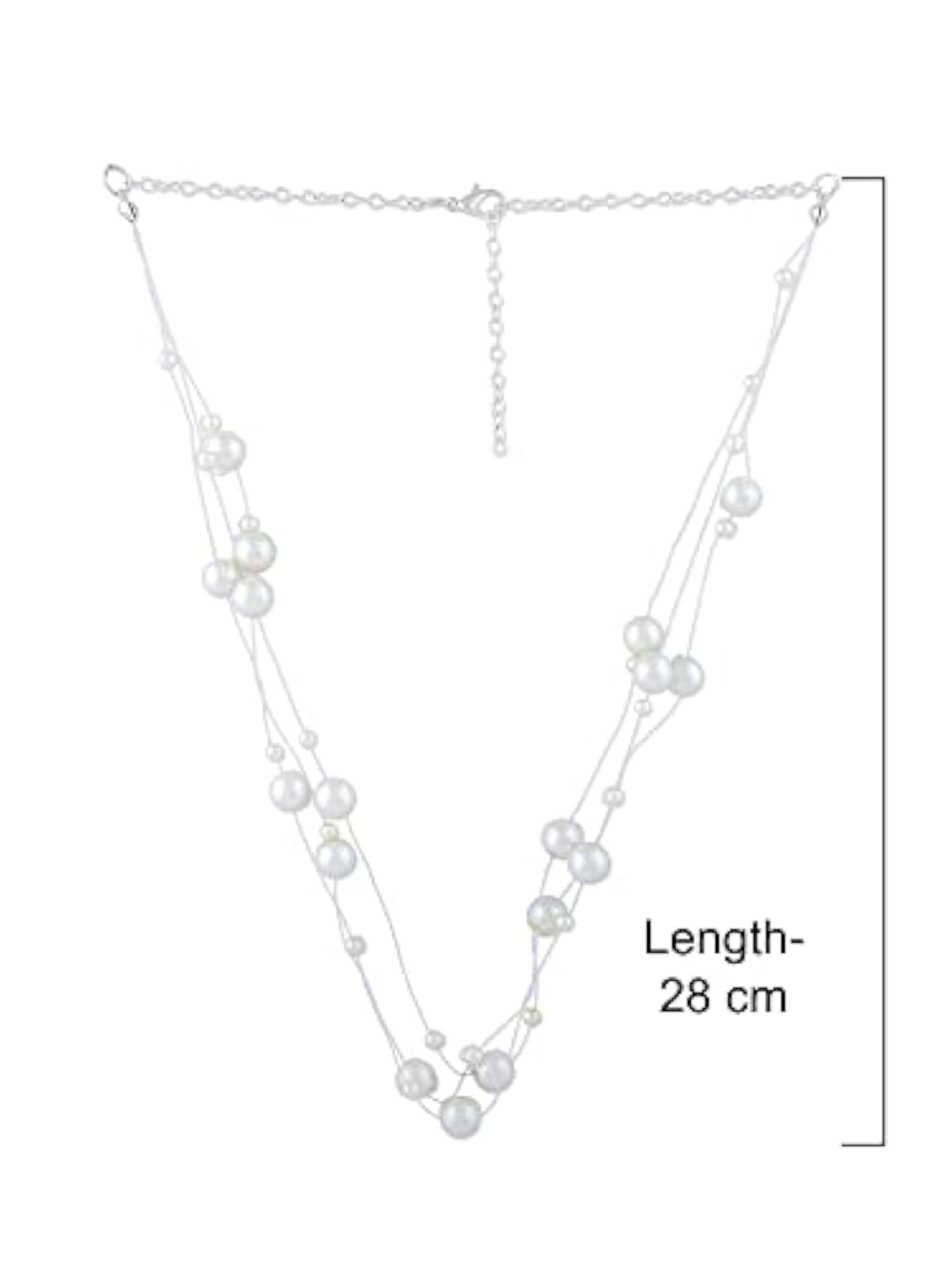 Modern Multistrand Pearl Necklace for Women