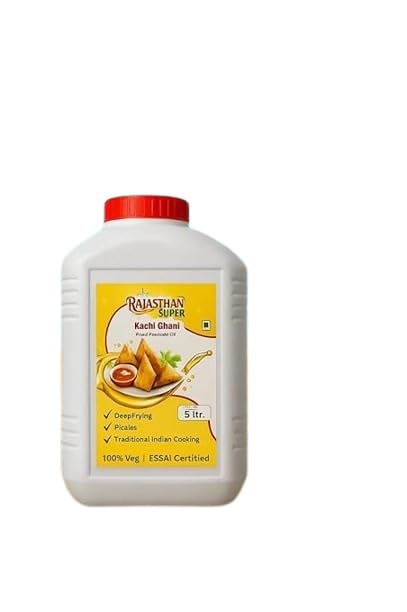 Rajasthan Super Kachi Ghani Pure Mustard Oil Nutrition Facts Label, FSSAI Licensed, Omega-3 & Omega-6 Rich, 100ml Serving Size, Zero Trans Fat, With Vitamin E-image-49
