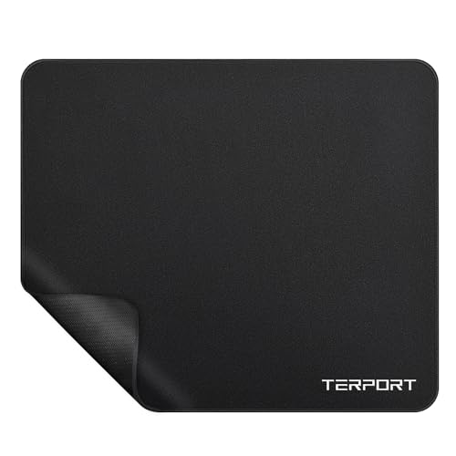 Opiniones de Alfombrillas de tejer los mejores 10. 45 TERPORT Mouse Pad Profesional 35x30cm Espesor 5mm, Tapete Escritorio Tamaño Ampliado para Juegos FPS, Alta Precisión con Tela de Tejido Fino, Alfombrilla Gamer Antideslizante...
