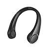 Portable Neck Fan, Hands Free Bladeless, 360° Cooling Personal Fan,Wearable Quiet Fan for Outdoor Indoor, Birthday Gifts for Men Women Mom Dad, 4000mAh Battery USB Rechargeable, 3-Speeds(Black)