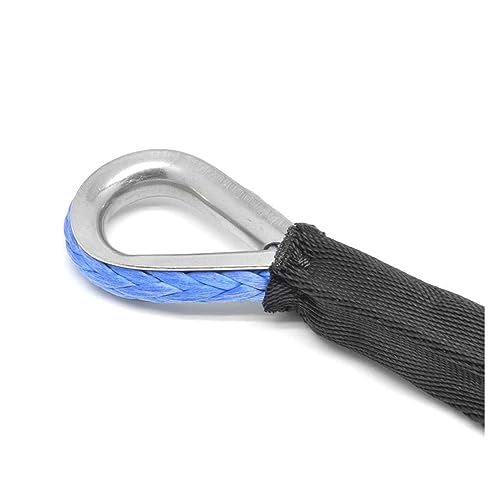 Cable de cabrestante sintético de 7700lbs que soluciona roturas en el remolque de coche y barco 6