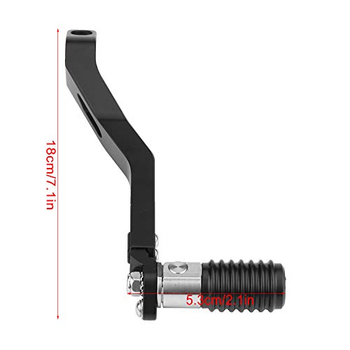 Suuonee Gear Shifter Lever, Motorcycle Adjustable Brake Gear Shifter Shift Pedal Lever for F800GS ADV 13-17