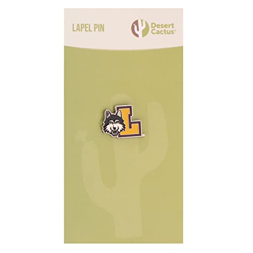 Image of Desert Cactus Loyola University Chicago Lapel Pin LUC Ramblers Made of Metal for Formal Wear, Bag and Hat Jewelry, and Tie Tack (Pin A)