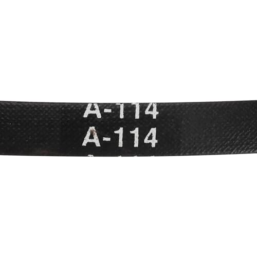 Image of uxcell 2pcs A114 or 4L1160 Classic Wrapped Rubber V-Belt, 114 inch(2896mm) Inside Circumference, A Profile V Belt