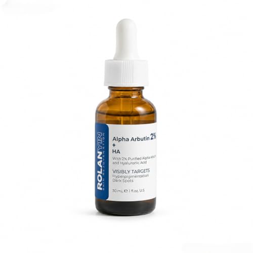 ROLANYIN Alpha Arbutin 2% + HA Facial Serum Reduces Dark Spots Uneven Tone Deep Hydration Anti Aging Skin Repair and Texture Refinement Skin Care