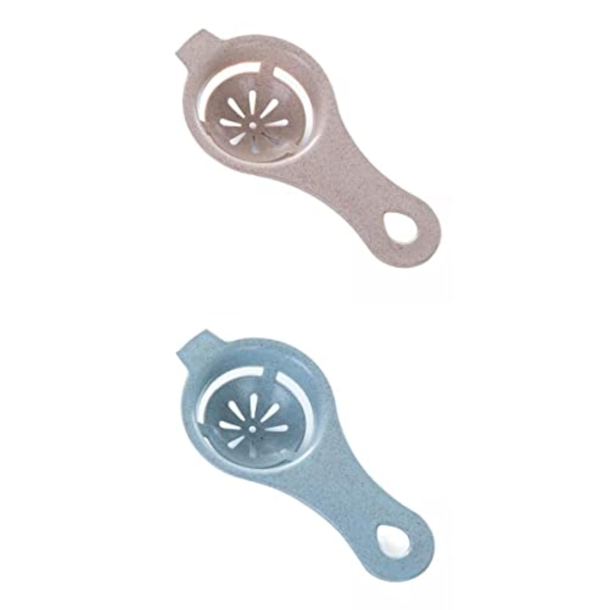2PCS Wheat Straw Egg Yolk Separator Cooking Tool