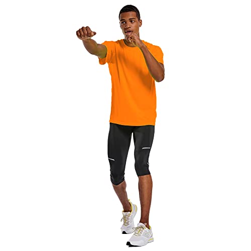 T-shirt technique de sport à manches courtes pour homme - Tissu Control Dry flexible, léger et confortable Cover