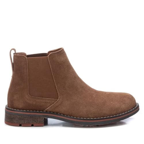 XTI   Botín Hombre Camel   Calzado Cómodo y Versátil   Moda casual   Modelo 14326504 (Talla 43)