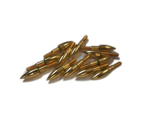 Black Flag Archery - Dorado Archery Field/Practice Steel Points - Gold - 12pk (5/16-175 Grain)