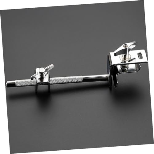 Soporte de abrazadera para cowbell FRCOLOR de 154 mm, soporte fijo para cowbell compatible con hardware estándar de batería miniatura 5