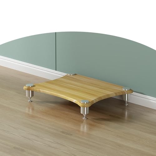 Soporte multimedia de 2, 3 y 4 niveles para audio y video, soporte esquinero para TV, estantes esquineros de madera, moderno soporte para estéreo, gabinete resistente para almacenamiento multimedia