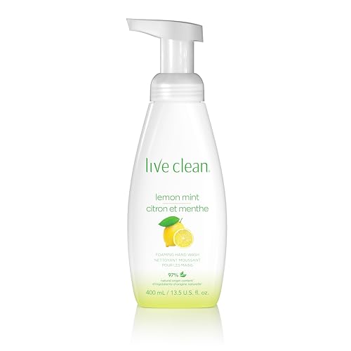 Live Clean savon moussant citron menthe 400 mL