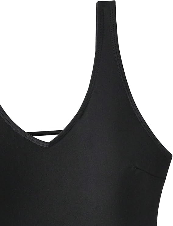 Sexy Backless Cheeky High Cut Leg Thong V Neck One Piece Swimsuit - Image 5