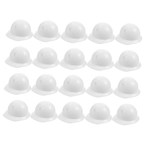 EXCEART 20個ミニチュアヘルメット おもちゃドール用 帽 かわいいデコレー