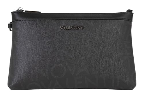 Valentino sac d'accessoires King Soft noir : trousse cosmétique élégante en similicuir