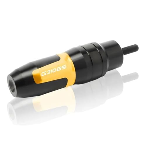 Protection anti-chute pot d'échappement moto finition or pour BMW G310R