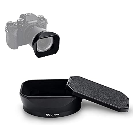 JJC Metal Square Lens Hood for Fujifilm 18mm Lens Cover