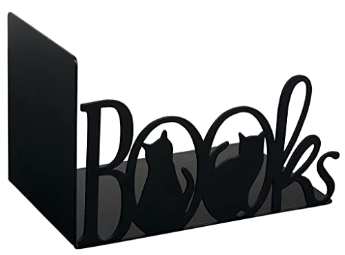 moses. Libri_x - Sujetalibros Decorativos para Libros, de Metal, Color Negro,...