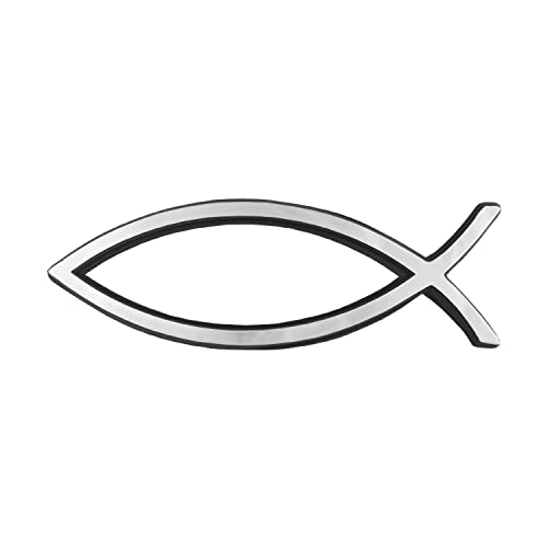 Swanson Christian Products Christian Auto Emblem - 3D Fish - Religious Christian Symbol For Car - Auto Accessories #TOP9