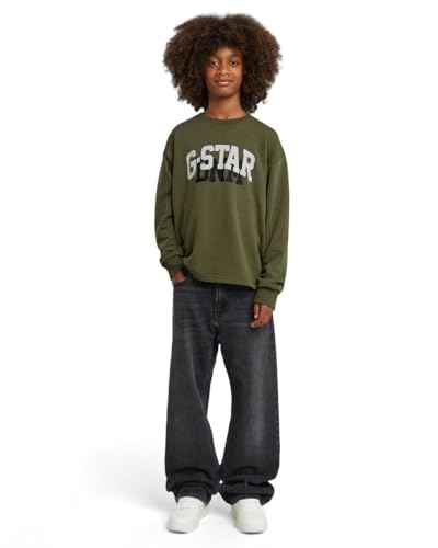 Sweat Crew Sweater Reg Ub G-Star Garçon pull décontracté noir - 3