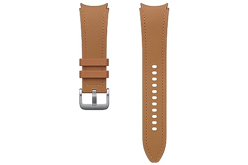 Samsung Hybrid Eco-Leather Band (M/L) ET-SHR96 für die Galaxy Watch6, Uhrenarmband, Original Armband, Lederimitat, Fluorkautschuk… – Ansicht 2