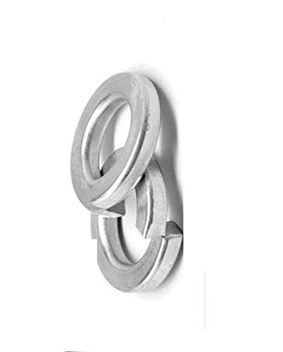 KolotovichTool Pack of 100, 7/8" Regular Medium Standard Split Lock Washers Zinc Plated Fastener Kit Bolt Set RE-4139DD