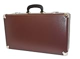 Pappkoffer Koffer Pappe Reisekoffer, braun, dunkelbraun, Nostalgie 50cm