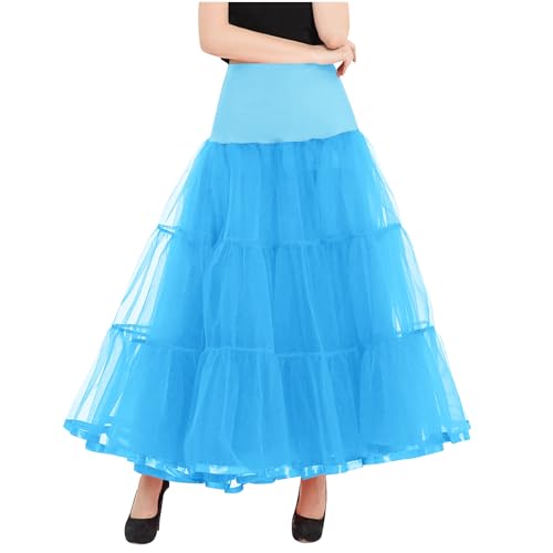 Skirts for Women Casual Trendy A Line High Waist Midi Skirt Soft Comfy Stretch Flowy Elegant Lounge Vacation Clothes