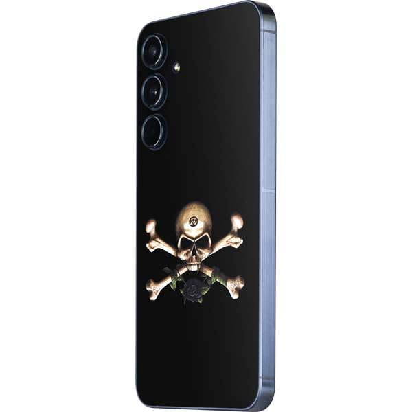 Skinit Decal Phone Skin Compatible with Galaxy A36 5G - Officially Licensed Alchemy Skull and Crossbones Design