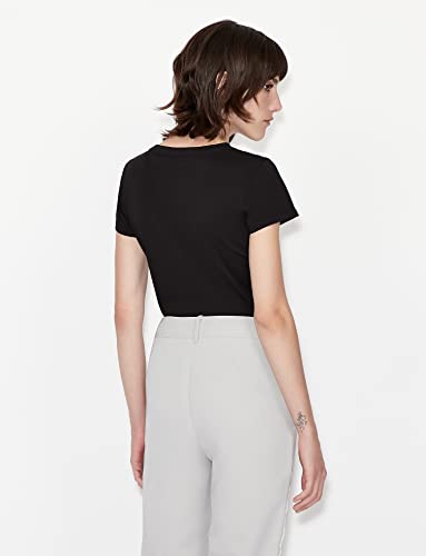 ARMANI EXCHANGE Short Sleeve Classic Script Logo Scoop Neck T-Shirt, Camiseta,