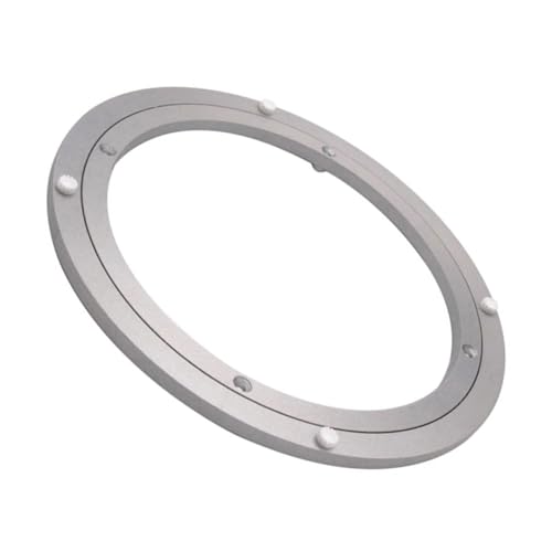 Ipetboom Rodamiento Giratorio de Aleación de Aluminio para Mesa Comedor Base Resistente y Suave para Exhibición y Uso Industrial